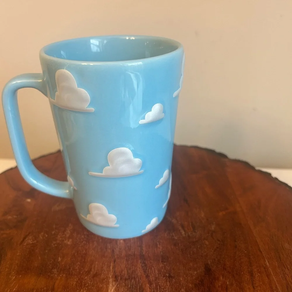 Disney Toy Story Andy's Wallpaper Reach For The Sky Clouds‎ Tall Coffee Mug